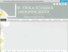 Tablet Screenshot of doctorerika.com